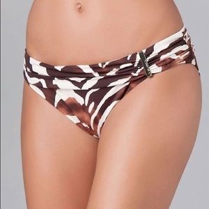 La Blanca Zebra Swimsuit Bottoms Size 8